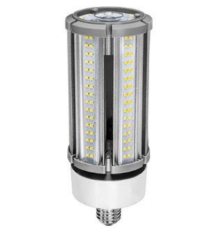TCP 6750 Lumens - 45 Watt - 4000 Kelvin - LED Corn Bulb 200 Watt Metal Halide Equal - Medium Base - 100-277 Volt - TCP Lighting L45CCE26U40K